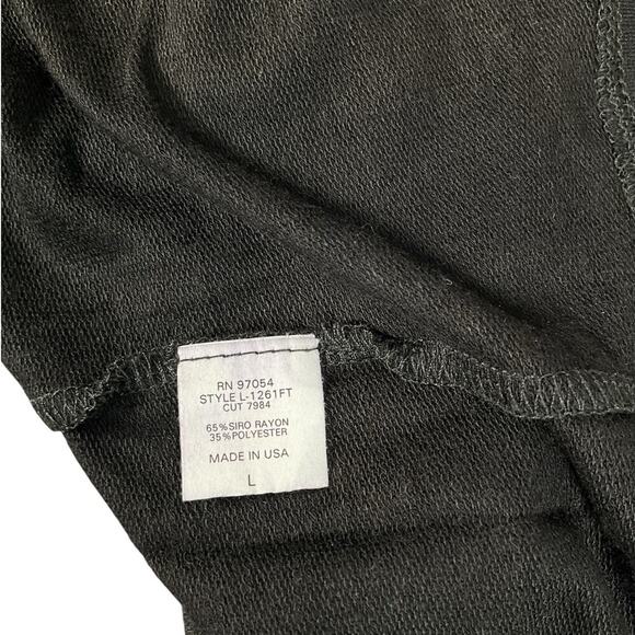 Lanston Size Large Black Dress Deep V-Neck Small Open Back Casual Over Sized NWT - Picture 5 of 9